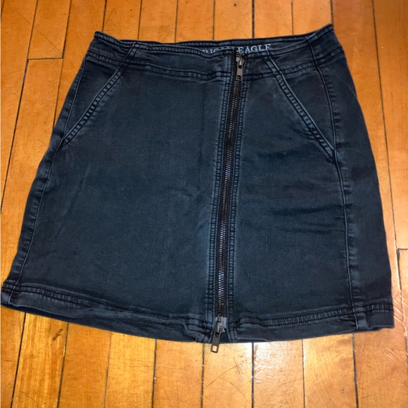 Front zipper detail mini skirt - Picture 1 of 6